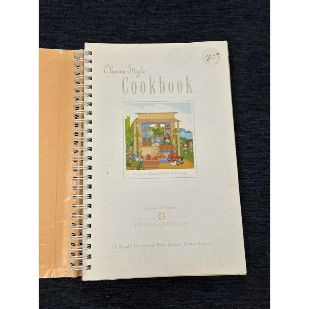 Ohana Style Cookbook Spiral Bound